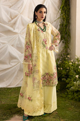 3-PC Embroidered Rajo-Net Suit CMA-5-192