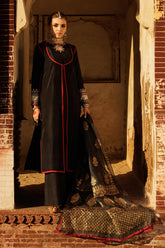 3-PC Embroidered Raw-Silk Suit CMA-5-26