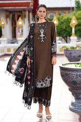 3-PC Embroidered Linen Collection ANW6-02
