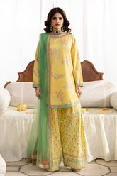 3-PC Embroidered Raw-Silk Suit CMA-6-342