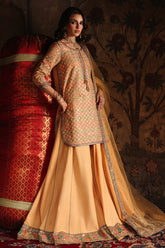 3-PC Stitched Embroidered Raw Silk CMA-6-473