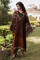3-PC Stitched Embroidered Linen Collection CCW6-15P