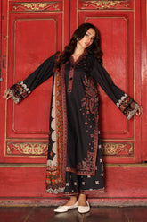 3-PC Unstitched Embroidered Linen Collection ANW7-02 PSOK