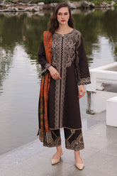 3-PC Unstitched Linen Collection CPW6-16