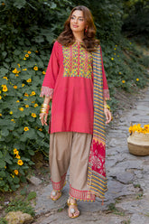 2-PC Embroidered Cotton Suit CPM-5-05