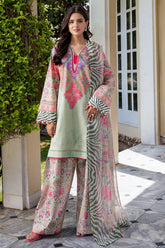 3-PC Printed Lawn Suit CP6-20 PSOK