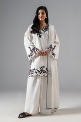 3-PC Stitched Embroidered Cotton CNP-6-261