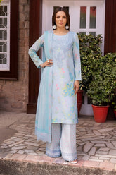 3-PC Stitched Embroidered Lawn Collection CRB6-18P