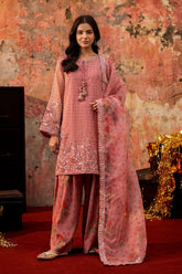 3-PC Embroidered Raw Silk CMA-6-94