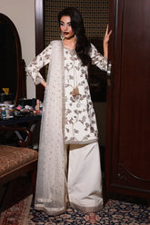 3-PC Embroidered Raw-Silk Suit CMA-5-113