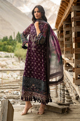 3-PC Unstitched Embroidered Chiffon Collection VSLW6-12 PSOK