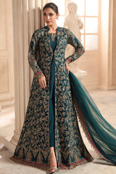 3-PC Stitched Embroidered Luxury Chiffon DJW6-05 PSOK