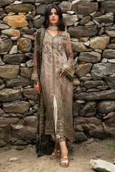 3-PC Unstitched Embroidered Chiffon Collection VSLW6-13 PSOK