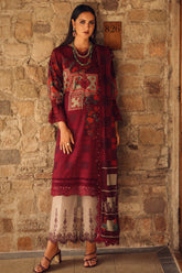 3-PC Unstitched Embroidered Linen Collection CCW7-06 PSOK