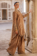 3-PC Embroidered Raw-Silk Suit CMA-5-070