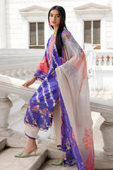 3-PC  Embroidered Lawn Collection AG6-01 A PSOK