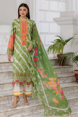 3-PC  Embroidered Lawn Collection AG6-02 A PSOK