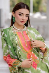 3-PC  Embroidered Lawn Collection AG6-02 A PSOK