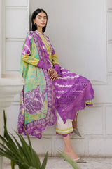 3-PC  Embroidered Lawn Collection AG6-05 A PSOK