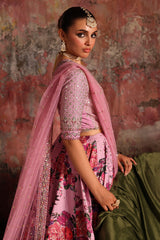 3-PC Embroidered Raw-Silk Suit CMA-5-03