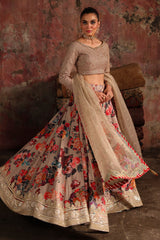 3-PC Embroidered Raw-Silk Suit CMA-5-06