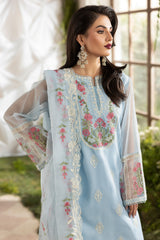 3-PC Embroidered Rajo-Net Suit CMA-5-191