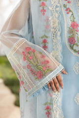 3-PC Embroidered Rajo-Net Suit CMA-5-191