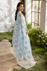 3-PC Embroidered Rajo-Net Suit CMA-5-191