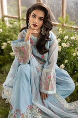 3-PC Embroidered Rajo-Net Suit CMA-5-191