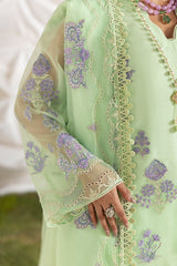 3-PC Embroidered Rajo-Net Suit CMA-5-193