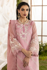 3-PC Embroidered Rajo-Net Suit CMA-5-189