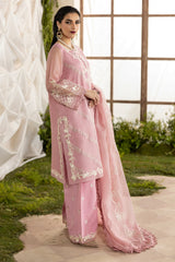 3-PC Embroidered Rajo-Net Suit CMA-5-189