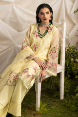 3-PC Embroidered Rajo-Net Suit CMA-5-192