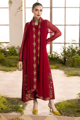 3-PC Embroidered Chiffon Suit CMA-5-047A