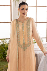 3-PC Embroidered Chiffon Suit CMA-5-099