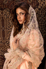 3-PC Embroidered Raw-Silk Suit CMA-5-042