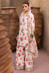 3-PC Embroidered Raw-Silk Suit CMA-5-071