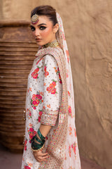 3-PC Embroidered Raw-Silk Suit CMA-5-071