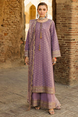 3-PC Embroidered Raw-Silk Suit CMA-5-02