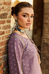 3-PC Embroidered Raw-Silk Suit CMA-5-02