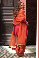 3-PC Embroidered Raw-Silk Suit CMA-5-141