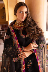 3-PC Embroidered Raw-Silk Suit CMA-5-137