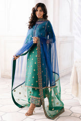 3-PC Embroidered Raw-Silk CMA-6-324