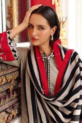 3-PC  Embroidered Linen Collection ANW6-08