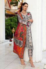 3-PC  Embroidered Linen Collection ANW6-19