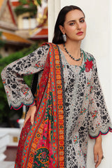 3-PC  Embroidered Linen Collection ANW6-19
