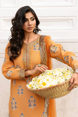 3-PC Embroidered Raw-Silk Suit  CMA-6-341