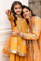 3-PC Embroidered Raw-Silk Suit  CMA-6-341