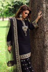 3-PC Embroidered Raw-Silk Suit CMA-5-110A