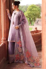 3-PC Embroidered Raw-Silk Suit CMA-5-064